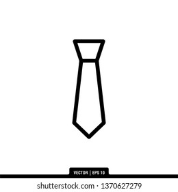 Tie Icon Vector Illustration Logo Template