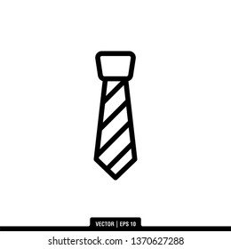Tie Icon Vector Illustration Logo Template