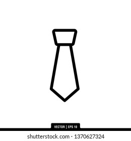 Tie Icon Vector Illustration Logo Template