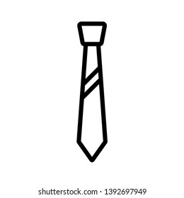 Tie Icon Vector Illustration Logo Template