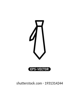 Tie icon vector illustration logo template for many purpose. Isolated on white background.