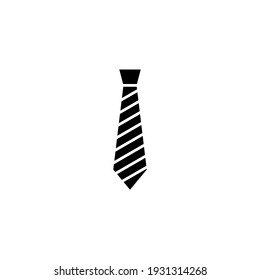 Tie icon vector illustration logo template for many purpose. Isolated on white background.