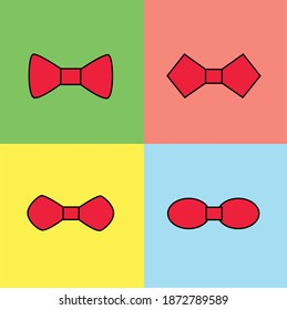 Tie Icon Vektorgrafik. Einfaches Tie-Symbol