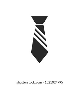 Tie Icon Vector Illustration. Tie Symbol Logo Template.