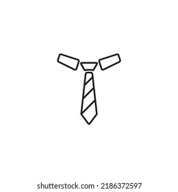 tie icon vector illustration symbol design.