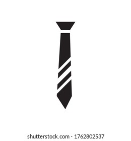 Tie Icon Vector Illustration in Trendy Flat Design