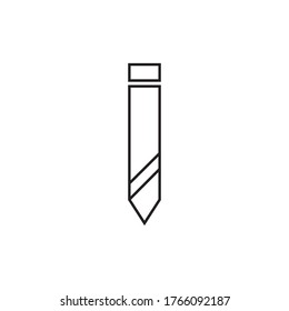 Tie Icon Vector Illustration in Trendy Flat Design