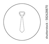 Tie icon of vector illustration for web and mobile