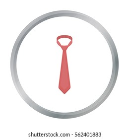 Tie icon of vector illustration for web and mobile