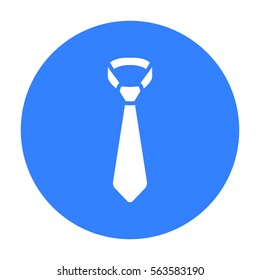 Tie icon of vector illustration for web and mobile