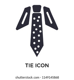 Tie icon vector isolated on white background for your web and mobile app design, Tie logo concept