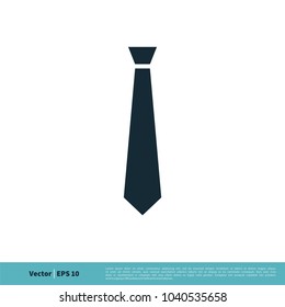 Tie Icon Vector Logo Template Illustration Design. Vector EPS 10.