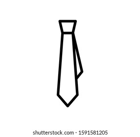 Tie icon vector logo template illustration