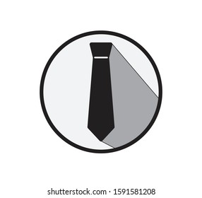 Tie icon vector logo template illustration