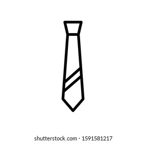 Tie icon vector logo template illustration