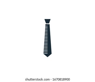 Tie Icon Vector Logo Template Illustration Design