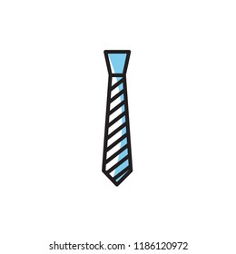tie icon vector. modern icon design