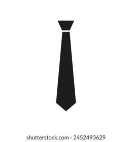 Tie icon vector. Necktie illustration sign. Cravat symbol or logo.