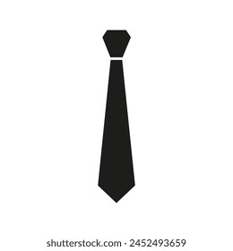 Tie icon vector. Necktie illustration sign. Cravat symbol or logo.