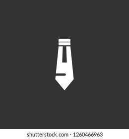 tie icon vector. tie sign on black background. tie icon for web and app