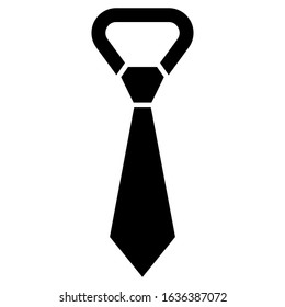 Tie icon vector sign and symbol on trendy design