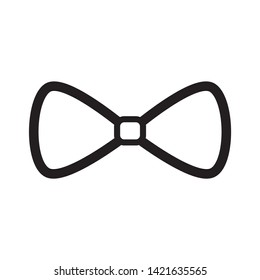 tie icon vector, simple design illustration