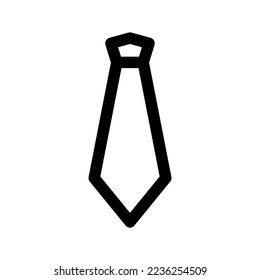 Tie Icon Vector Symbol Design Illustration