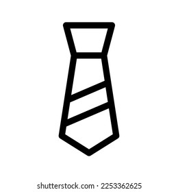 Tie Icon Vector Symbol Design Illustration