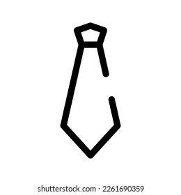 Tie Icon Vector Symbol Design Illustration
