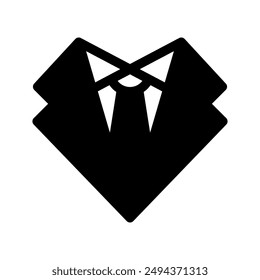 Tie Icon Vector Symbol Design Illustration