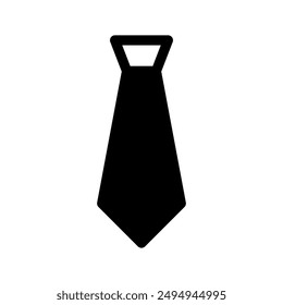 Tie Icon Vector Symbol Design Illustration
