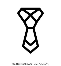 Tie Icon Vector Symbol Design Illustration