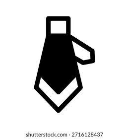 Tie Icon Vector Symbol Design Illustration