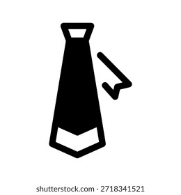 Ilustración de diseño de símbolo de Vector de icono de corbata