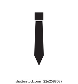 Tie icon vector in trendy