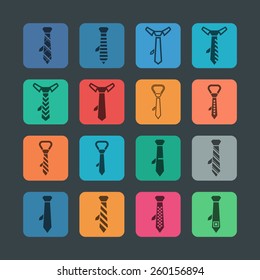 Tie icons
