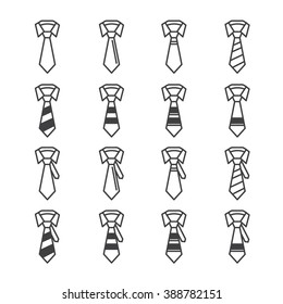Tie icons.