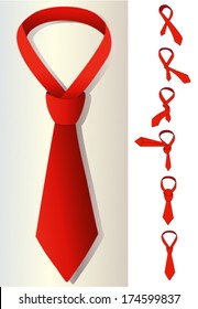 Tie and knot instructions 