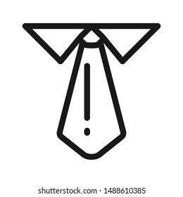 Tie line icon logo design