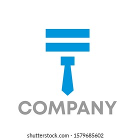 tie logo icon design template sign
