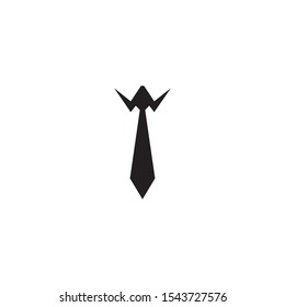 Tie logo icon design vector illustration template