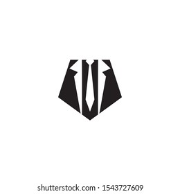 Tie logo icon design vector illustration template