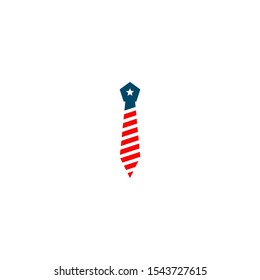 Tie logo icon design vector illustration template