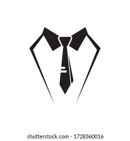 Tie logo icon vector illustration
