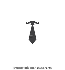 Tie logo illustration vector template