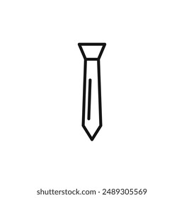 Tie logo sign vector outline