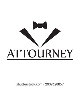 tie logo with simple black background vector for teacher profile people or law court judges and law lawyers and businessmen even restaurant waiters