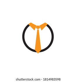 Tie logo template vector icon