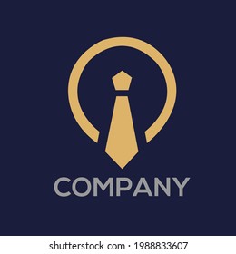 tie logo vector design template sign
