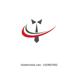Tie logo vector icon template